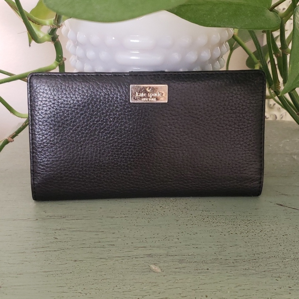 Kate Spade Black Leather Wallet